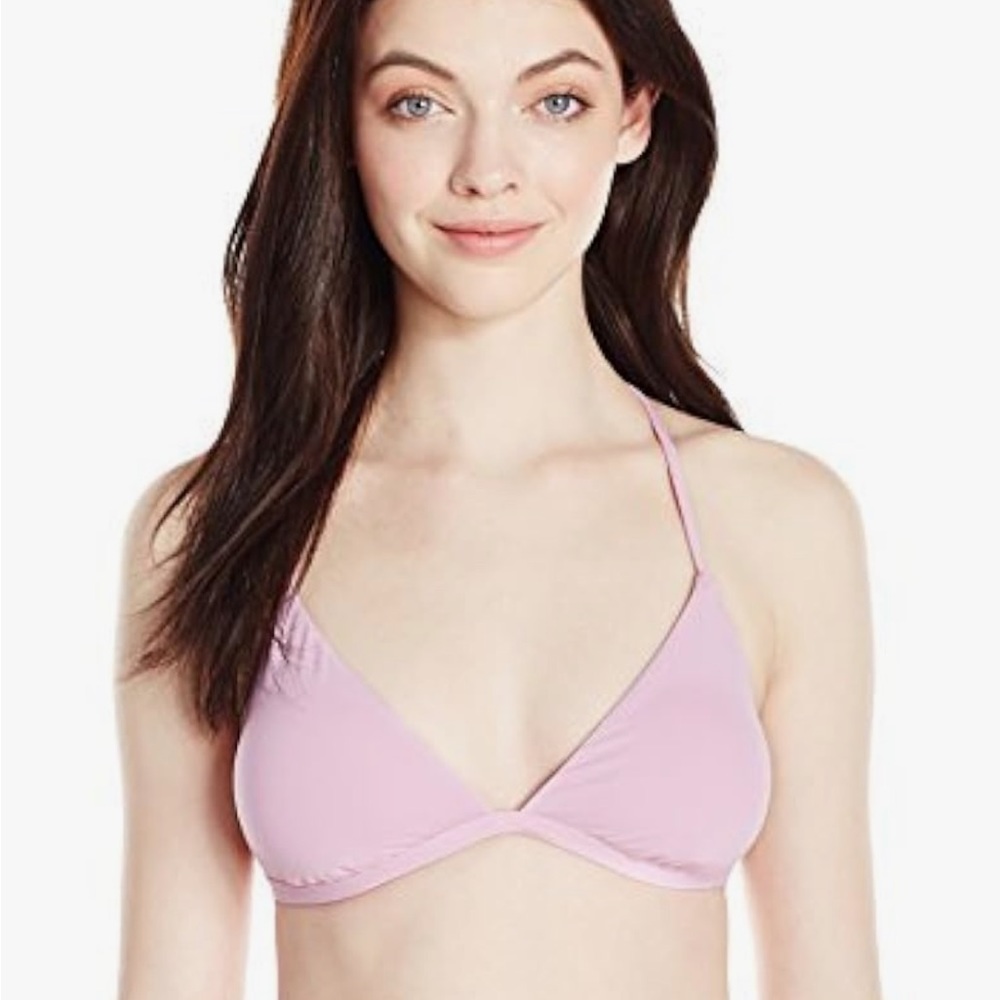 O'NEILL Salt Water Solids Halter Bikini Top, Bright Urchin, XL